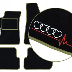DYWANIKI SAMOCHODOWE AUDI A8 D3 (2002-2010) 2 HAFTY, JASNOZIELONE Niska cena