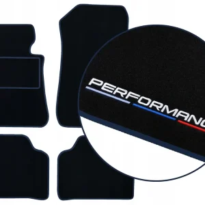 Tylko dziś DYWANIKI WELUROWE BMW 3 E36 (1990-1999) - GRANATOWE + 2x HAFT