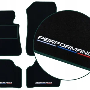 Darmowa dostawa DYWANIKI WELUROWE BMW X4 F26 (2014-2018) - ZIELONE + 4x HAFT