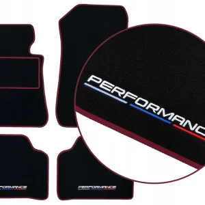 Autentyczny DYWANIKI WELUROWE BMW 1 E87 (2004-2013) - BORDOWE + 4x HAFT