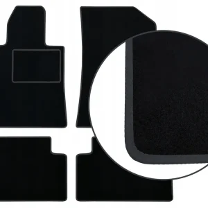 CZARNE DYWANIKI PEUGEOT 206 (1998-2012) GRAFITOWA LAMÓWKA Niska cena