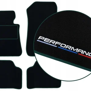 Szybka dostawa DYWANIKI WELUROWE BMW X1 U11 (2022-...) - ZIELONE + 2x HAFT