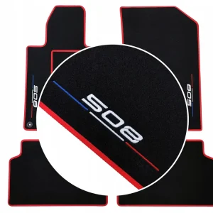 KOMPLET DYWANIKÓW DO PEUGEOT 508 II (2018-...) + HAFT „508” Zwrot pieniędzy