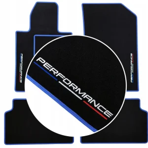 CZARNE DYWANIKI RENAULT LAGUNA II (2001-2007) FLAGA FRANCJI Darmowa dostawa