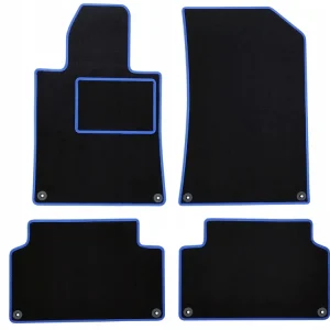 Promocja CZARNE DYWANIKI RENAULT LATITUDE (2010-2015) NIEBIESKA LAMÓWKA | ST