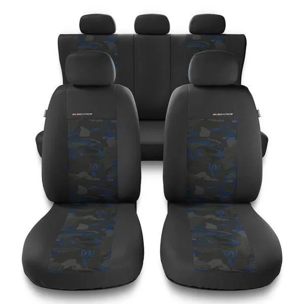 Uniwersalne pokrowce samochodowe do Suzuki Jimny (1998-2017) - pokrowce na fotele - Auto-Dekor - Elegance - niebieski Oferta