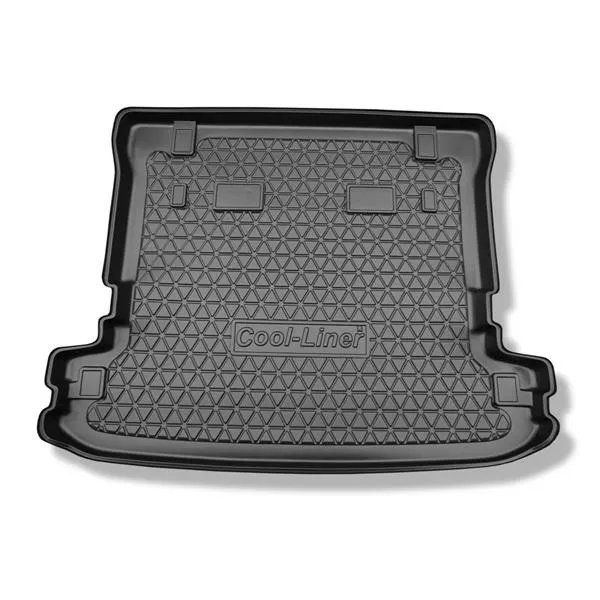 Mata do bagażnika do Mitsubishi Pajero IV Wagon SUV (04.2007-07.2015) - antypoślizgowa - samochodowy dywanik bagażnika - Aristar - Cool liner - 5/7 miejsc; trzeci rząd opuszczony; wersja Long Premium