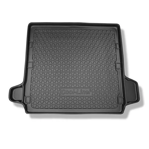 Mata do bagażnika do Nissan Pathfinder III SUV (2005-2013) - antypoślizgowa - samochodowy dywanik bagażnika - Aristar - Cool liner - 5/7 miejsc (trzeci rząd opuszczony); wnęki usuwalne Autentyczny