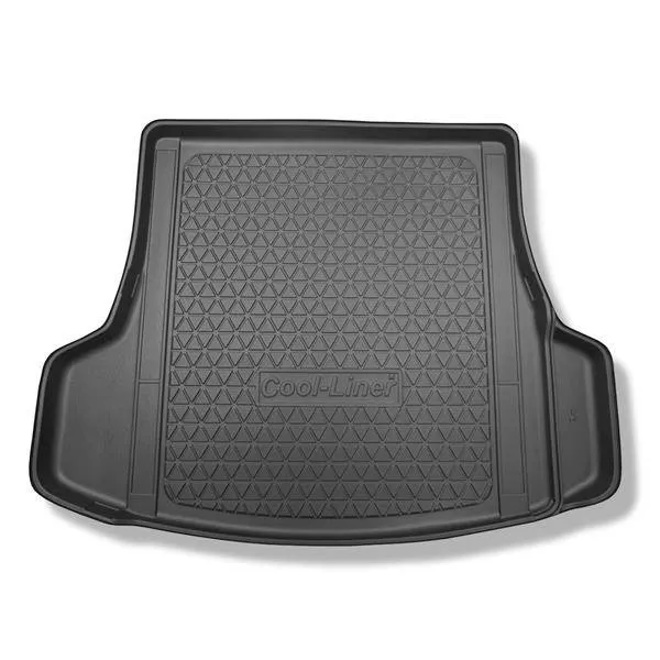Mata do bagażnika do Kia Optima IV JF Kombi (09.2016-12.2020) - antypoślizgowa - samochodowy dywanik bagażnika - Aristar - Cool liner - także do modeli z szynami mocującymi; prawa wnęka usuwalna w modelach z boczną siatką; nie do Plug-in Hybrid Wyprzedaż