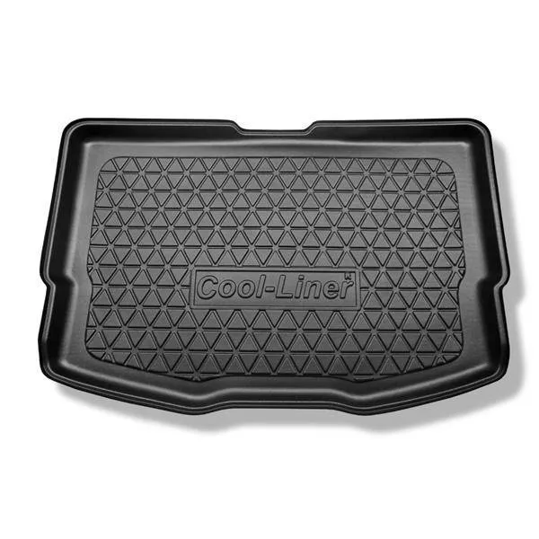 Mata do bagażnika do Nissan Note E12 Hatchback (10.2013-03.2016) - antypoślizgowa - samochodowy dywanik bagażnika - Aristar - Cool liner - do modeli z ruchomą podłogą (Acenta, Acenta Premium i Tekna); na oba poziomy podłogi (dolny i górny) Wyprzedaż