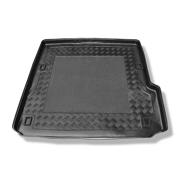 Premium Mata do bagażnika do Mercedes-Benz Klasa E W211 Kombi (2003-10.2009) - antypoślizgowa - samochodowy dywanik bagażnika - Aristar - Standard - z nawigacją (bez lewej wnęki)