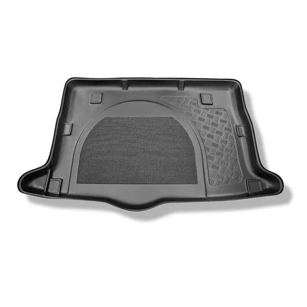 Autentyczny Mata do bagażnika do Hyundai Veloster Coupe (07.2011-12.2016) - antypoślizgowa - samochodowy dywanik bagażnika - Aristar - Standard - z / bez subwoofera; możliwość odcięcia lewej wnęki