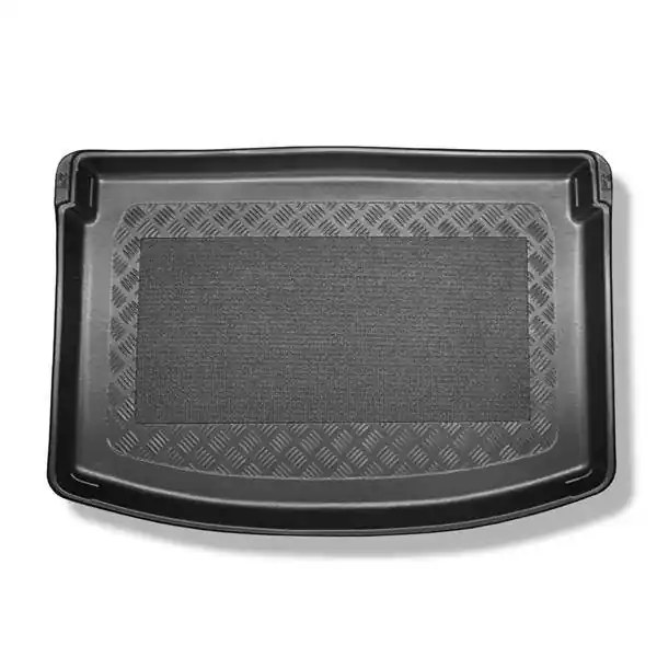 Mata do bagażnika do Mazda CX-3 SUV (06.2015-12.2021) - antypoślizgowa - samochodowy dywanik bagażnika - Aristar - Standard - na górny (także z subwooferem) i dolny (tylko bez subwoofera) poziom ruchomej podłogi bagażnika Tylko dziś