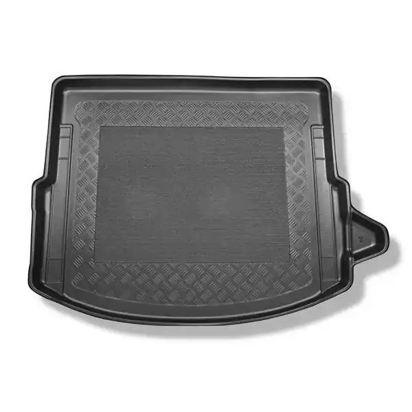 Mata do bagażnika do Land Rover Discovery Sport L550 SUV (01.2015-....) - antypoślizgowa - samochodowy dywanik bagażnika - Aristar - Standard - 5/7 miejsc; trzeci rząd opuszczony; także do modeli z szynami mocującymi; prawa wnęka usuwalna; także do wersji Szybka dostawa