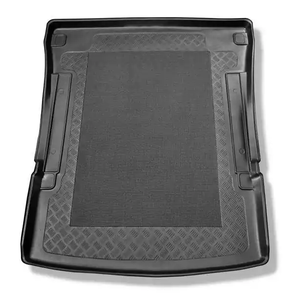 Oryginalny Mata do bagażnika do Volkswagen Caddy IV Maxi Van (10.2007-10.2020) - antypoślizgowa - samochodowy dywanik bagażnika - Aristar - Standard - Trendline, Comfortline, Highline; 5/7 miejsc; za drugi rząd siedzeń