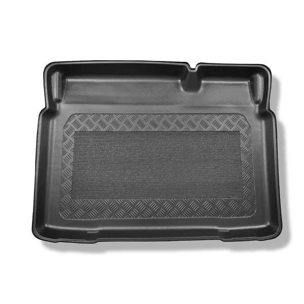 Najlepsza cena Mata do bagażnika do Opel Crossland X SUV (06.2017-2021) - antypoślizgowa - samochodowy dywanik bagażnika - Aristar - Standard - dolny bagażnik z przygotowaniem pod ruchomą podłogę bagażnika; pod / bez ruchomej podłogi bagażnika (Flex Floor)