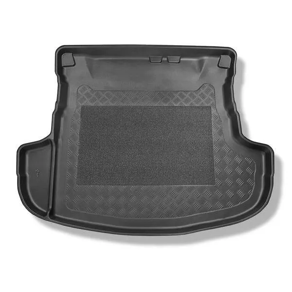 Mata do bagażnika do Mitsubishi Outlander III SUV (09.2012-10.2021) - antypoślizgowa - samochodowy dywanik bagażnika - Aristar - Standard - 5 miejsc; dolny bagażnik (z i bez subwoofera); nie do wersji Plug-in Hybrid Popularny