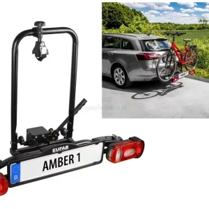Bagażnik na 1 rower EUFAB AMBER I uchwyt na hak Zwrot pieniędzy