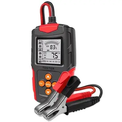 Qoltec Cyfrowy tester akumulatora z wyświetlaczem LCD | 12V | 24V | 3Ah-200Ah Najlepsza cena