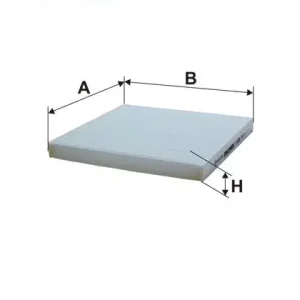 Autentyczny Filtron Filtr, wentylacja przestrzeni pasażerskiej K 1261 K 1261