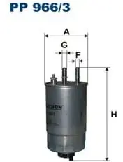 Filtron Filtr Paliwa PP966/3 Tani