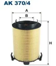 Zwrot pieniędzy Filtron Filtr powietrza AK 370/4