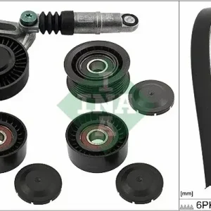 Niska cena Zestaw paska klinowego wielorowkowego INA 529 0209 10