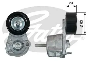 GATES Rolka napinacza, pasek klinowy wielorowkowy T39291 Ostatnia szansa