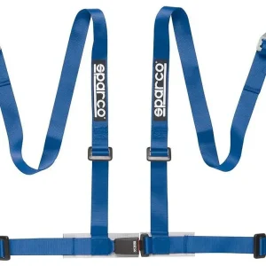 Sparco Pasy bezpieczeństwa 4 - punktowe 2" ECE, ze śrubami zwykłymi, niebieskie 04604BV1AZ Premium