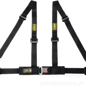 Nowość OMP Pasy bezpieczeństwa Road 4 - punktowe ECE, DA507, czarne