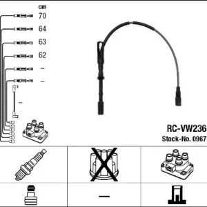 NGK Zestaw przewodów zapłonowych 0967 Ostatnia szansa