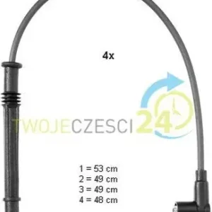 BERU Zestaw przewodów zapłonowych ZEF1604 Bezpieczna płatność