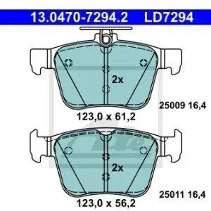 ATE Klocki hamulcowe 13.0470-7294.2 Ekspresowa dostawa