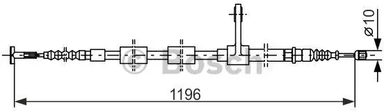 BOSCH Linka hamulcowa prawa, 1 987 477 621 - Bezpłatny zwrot do 30 dni, największy wybór produktów. 1987477621 Wysoka jakość
