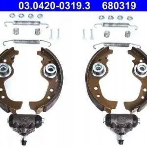 Oryginalny ATE Zestaw szczęk hamulcowych 03.0420-0319.3