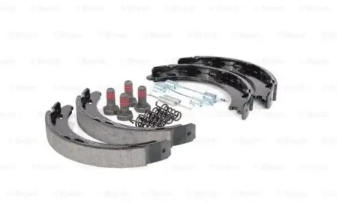 Tani BOSCH Zesatw szczęk hamulcowych, hamulec postojowy 0 986 487 543