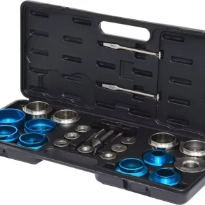 Popularny KS Tools KS Tools 700.1280 pierścień uszczelniający i simmerring zestaw narzędzi montażowych, 24-częściowy 4042146591710