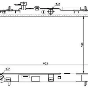 NRF Chłodnica, układ chłodzenia silnika NRF 53362 53362 Tylko dziś
