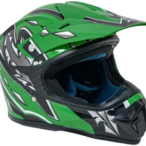 Oryginalny W-Tec Kask Motocyklowy Enduro Zielony L ADS.KY-B07GT.L.ZIE