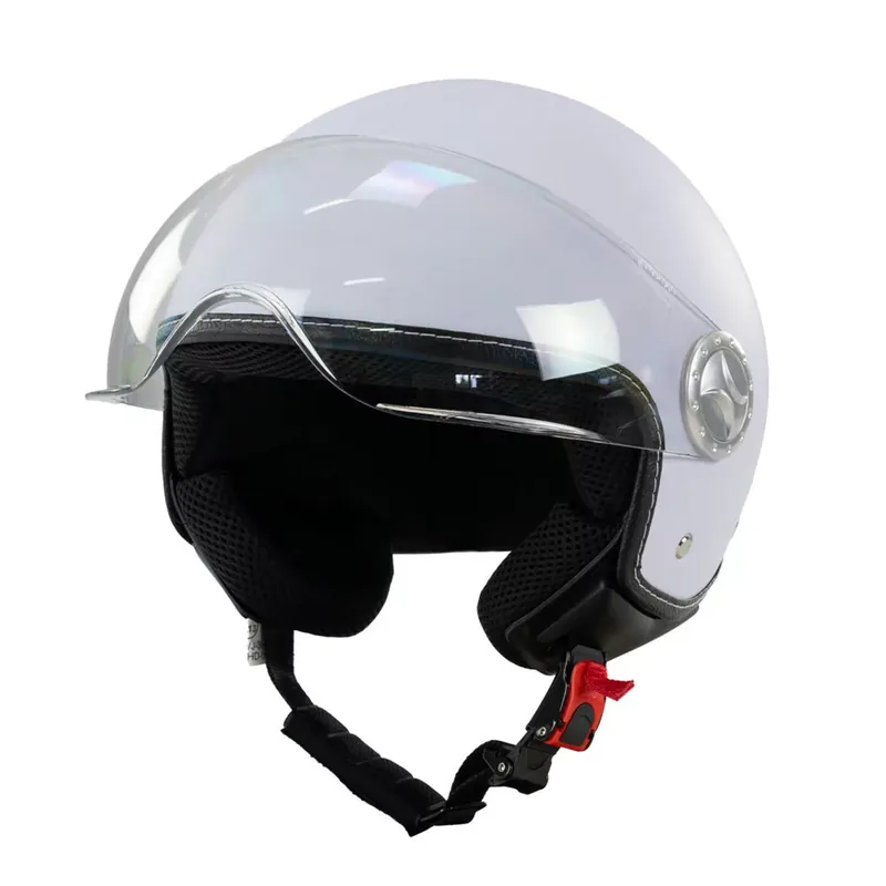Kask na skuter motocyklowy otwarty BB 592 L biały mat Ostatnia szansa