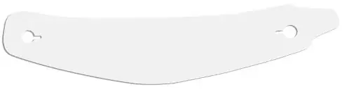 Najlepsza cena Römer 34015 folii tearoff na kask mandala GP i Ghost GP, jednolitej, przezroczyste 34015