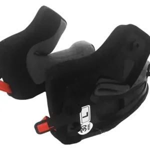 NOLAN SP.GUANCIALI.CLIMA COMFORT.M-L-XL-XXL.40MM.BLACK-RED.STD XL - NCOM.N100-5PLUS Premium