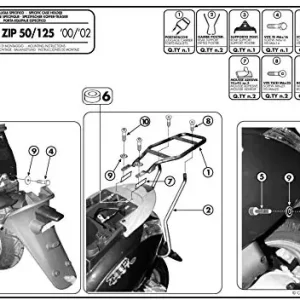 Givi SR56 bagażnik Topcase do walizki Monolock, czarny, 40 MS SR56 Oferta