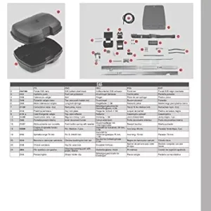 Givi Z156 część zamienna zamek do E26/E27/E28/E280, czarny, 40 Darmowa dostawa