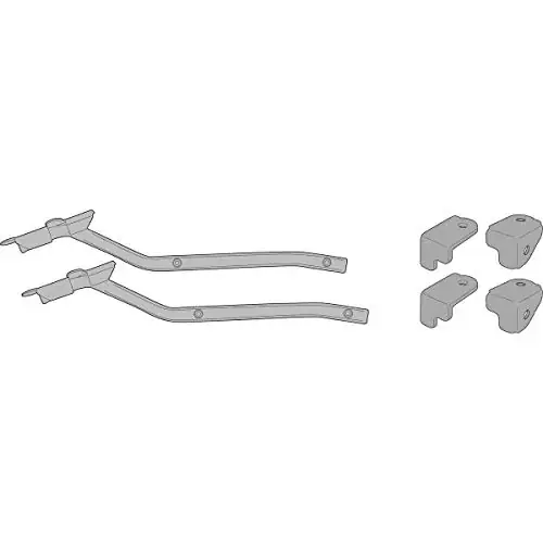 Promocja Givi 5117FZ Monorack ramiona do montażu Topcase, czarne, Posterior