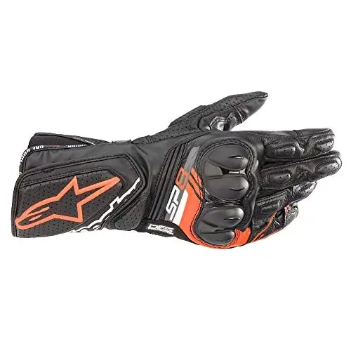 Alpinestars Krótkie rękawice motocyklowe SP-8 V3 Sportowa rękawica Czerwona 3XL, Unisex, Sportler, Całoroczny Wyprzedaż
