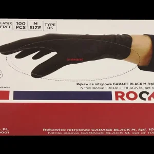ROOKS Rękawice nitrylowe GRAGE czarne, M, 100 OK-09.0001 Zamów teraz