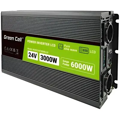 Oferta Green Cell Inwerter 24V na 230V PowerInverter 3000/6000W