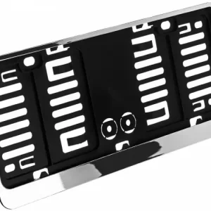 Zwrot pieniędzy inny Ramka na tablicę rejestracyjną małą 305x114mm chrom N11-9677