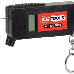 Oferta limitowana KS Tools 100.4060 cyfrowy miernik opon sprężonym i miernik głębokości bieżnika, 0.15 9.5 Bar 4042146206218